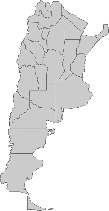 Mapa de Argentina